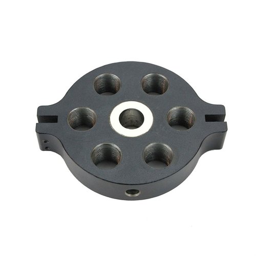 Lyman T-MAG Extra Turret gir deg muligheten til å bytte mellom kalibre raskt og enkelt, noe som sparer tid og øker presisjonen ved omstilling.