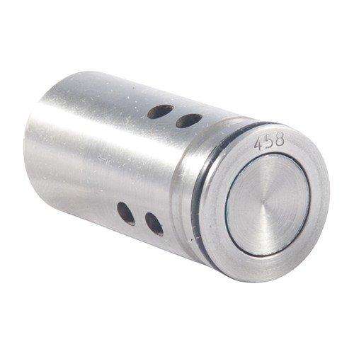 BULLET SIZING DIES fra LYMAN har 90° hullavstand for enkel smøring av kuler, med en avsmalnet munn og herdet indre overflate for perfekt sirkulær form.