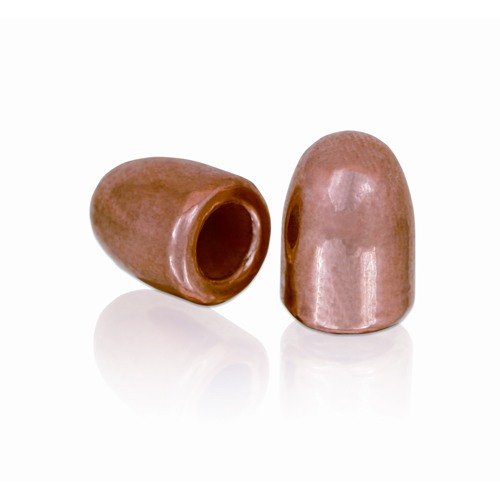 Berry's 45 kaliber kuler er helt innkapslet i 100% ren kobberbelagte for å redusere blyutslipp og fouling, til en lavere kostnad enn belagte prosjektiler.