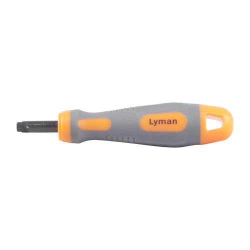 Lyman Primer Pocket Reamers gir en ren, jevn primerlomme og flash hull, med et ergonomisk håndtak og styrke til å fjerne militære primerkrimper enkelt.