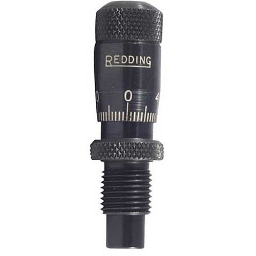 Redding STANDARD BULLET SEATING MICROMETERS gir presisjon og nøyaktighet for håndlading, med justerbare dybder på 1/1000 tomme for optimale resultater.