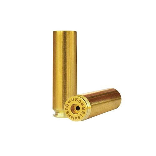 .450 Bushmaster brass fra Starline er perfekt for gjenlading, designet for AR-15, klar for flere gjenlassinger og leveres i 100-pakninger.