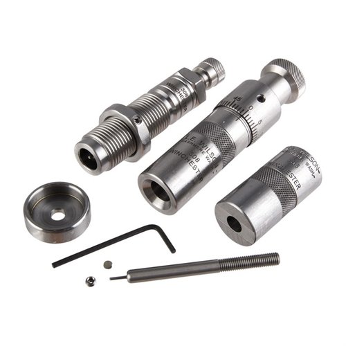 L.E. Wilson Bushing Full Length Die Kit gir presisjonsreloadere muligheten til å lage konsistent ammunisjon med justerbare dyser og en praktisk case gauge.