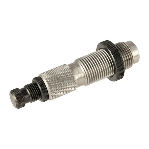 TYPE S BUSHING NECK DIE gir presis kontroll over hylsehalser, med justerbare bushinger og mulighet for delvis omforming for optimal konsentrisitet.