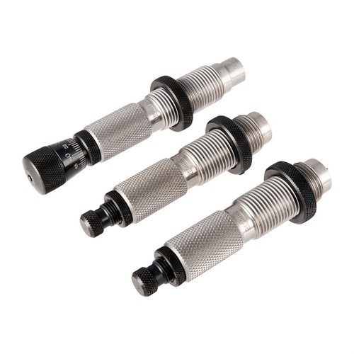 Master Hunter Deluxe Die Set for 260 Remington gir optimal full lengde resizing og mulighet for neck sizing, perfekt for presisjonslading på skytebanen.