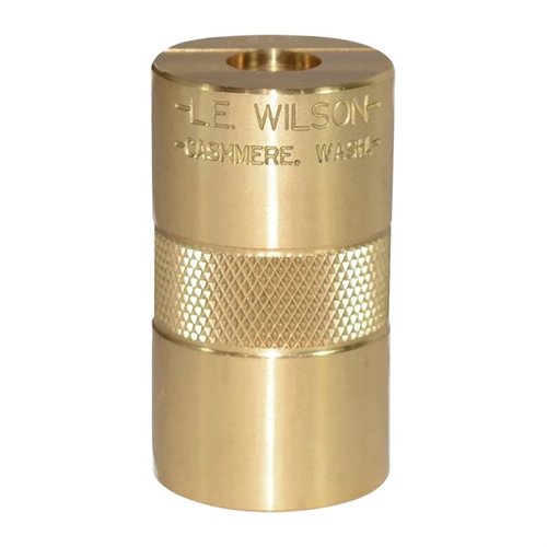 BRASS CASE GAGES fra L.E. WILSON gir utmerket korrosjonsmotstand og presisjon for å sjekke lengde og hodeplassering på 300 AAC BLACKOUT patroner.