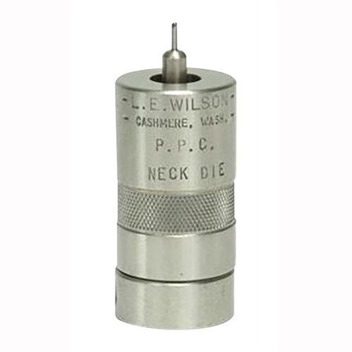 L.E. WILSONs STAINLESS NECK SIZING DIES gir deg mulighet til presis kontroll av neck sizing, forbedrer konsentrisitet og forlenger levetiden på messing.
