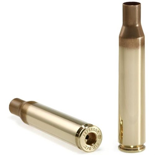 Oppdag 270 Winchester Brass fra Peterson Cartridge! 🎯 50 presise og konsistente hylser, klar til bruk. Perfekt for din neste jakt.