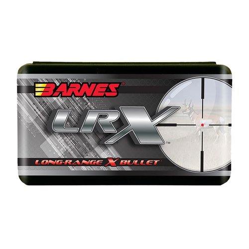 LONG-RANGE X 6MM (0.243") kuler fra Barnes gir overlegen langdistanse ytelse med 100% kobber, polymer spiss for rask ekspansjon og omfattende indre skade.