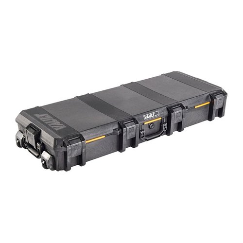 V730 VAULT TACTICAL RIFLE CASE fra PELICAN er bygget for hard bruk, med høy støtbeskyttelse og overlegen værmotstand, perfekt for reisende og utendørsentusiaster.