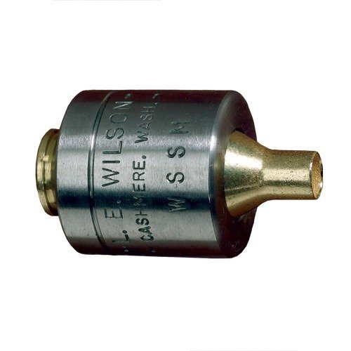 L.E. Wilson Rifle Case Holder gir presisjon og ensartethet for trimming av 7.62x39mm patroner, støtter saken som en våpenkammer for optimale resultater.