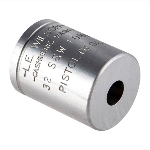 WILSON PISTOL MAX CASE GAGES gir nøyaktige målinger av hylse dimensjoner, forhindrer overdimensjonering og sikrer korrekt oppsett av 7⁄8