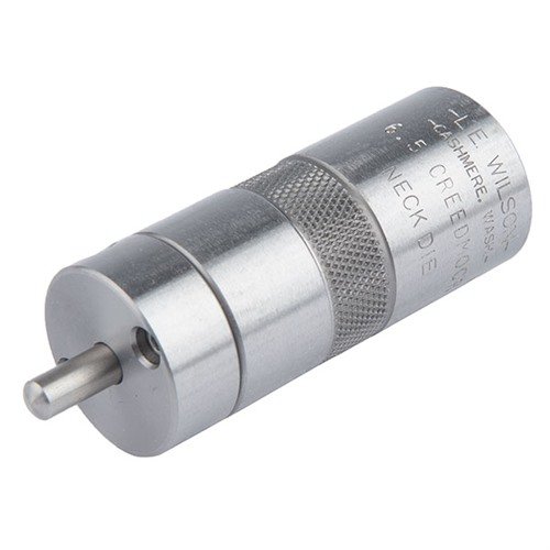 L.E. WILSONs STAINLESS NECK SIZING DIES gir deg kontroll over nakkeforming med utskiftbare bushings, forbedrer konsentrisitet og forlenger messingens levetid.