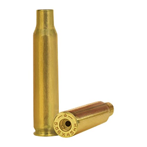 5.56x45mm NATO brass fra Starline er robust, trygt å bruke i .223 Remington og 5.56mm, perfekt for både trening og jakt.
