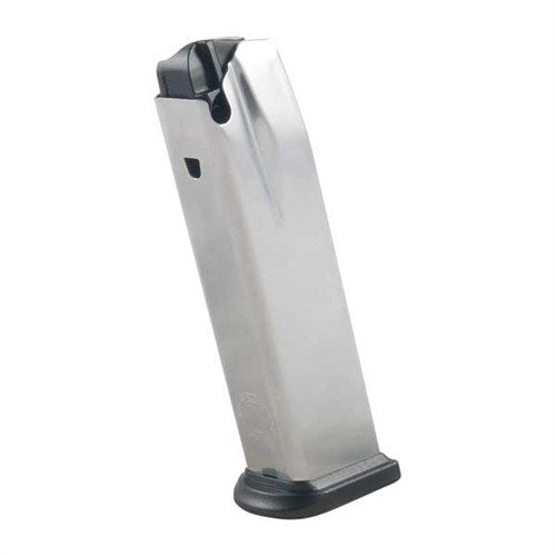 XDM 16RD 40S&W magasin har et høypolert rustfritt stål for pålitelig mating, polymerbunn for enkel rengjøring og 16 skudd kapasitet for maksimal ytelse.