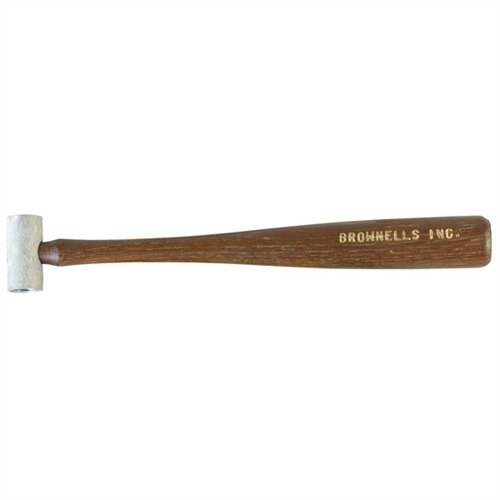 Brownells Hammer Heads & Handles tilbyr holdbare, tilpassbare verktøy av høy kvalitet i hickory og ulike materialer, perfekt for presisjonsarbeid og gunsmithing.