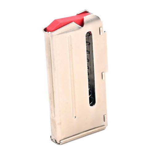 SAVAGE ARMS 93 10RD magasin i rustfritt stål passer til Savage og Lakefield 93, 502 og 503-serien for .17 HMR og .22 WMR, med 10 skudd kapasitet.