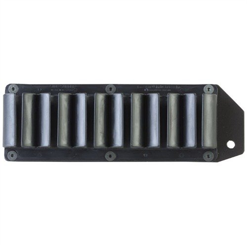 SIDE SADDLE SHELL HOLDER til Remington 870/1100/1187 gir rask tilgang til ekstra patroner uten permanente endringer på våpenet.