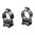 TALLEY 1" CZ 16MM (0.525") DOVETAIL RINGS, BLACK