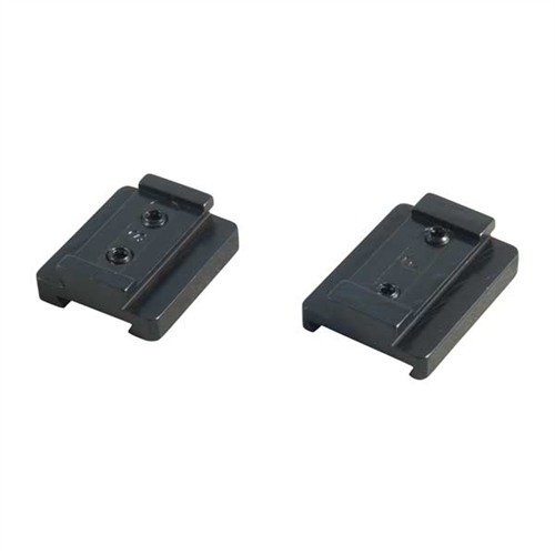 Talley SCOPE RING BASES sikrer stabilitet for kikkerten din med dobbelt rekylskulder, laget i stål med blå satinfinish, kompatibel med Fixed og QD ringer.