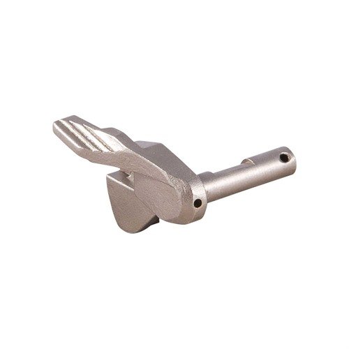 SAFETY, RIGHT 84/85F NICKEL er designet for Beretta Model 84, .380 Auto, og gir pålitelig ytelse og holdbarhet for sikker håndtering av våpen.