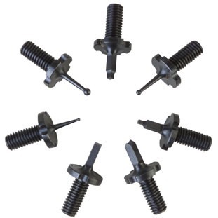 Velg mellom syv A2-stil frontposter for optimal sikt, perfekt for jakt og presisjonsskyting. Laget av stål med svart matt finish for holdbarhet.