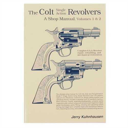 Få en omfattende guide til Colt Single Action revolvere med 770 bilder og detaljerte beskrivelser for reparasjon, restaurering og deler.