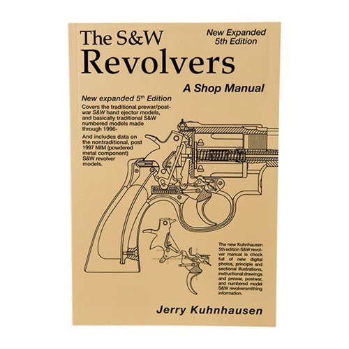 S&W Revolver Shop Manual-5th Edition gir omfattende veiledning for J, K, L og N rammer, med detaljerte reparasjons- og tilpasningsinstruksjoner.