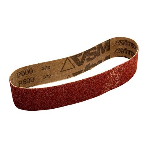 Disse 600 grit SANDING BELTS fra VSM gir en langvarig finish med Compact Grain teknologi, perfekt for Raytech Expanding Sanding Drums.