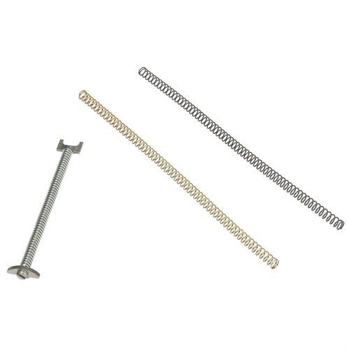 Volquartsen VS3 Recoil Rod Spring & Assembly Kit gir enkel tilpasning av fjærvekt til ammunisjon, med fargekodede fjærer og rask installasjon på bare ett minutt.