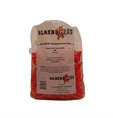 WAA28-HS 28 GAUGE SHOTSHELL WADS er ideelle for 3/4 oz. Winchester HS, Remington og Federal hylser, og gir optimal ytelse for dine skytebehov.