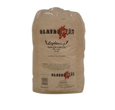 LIGHTNING 12 GAUGE CLAYBUSTER WAD 7/8 til 1 oz er ideell for trap, skeet og jakt, med allsidighet for de fleste hylser og optimal last på 1 oz.