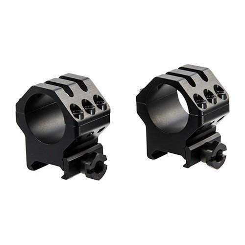 SIX-HOLE SKELETON RINGS fra WEAVER gir ultra-sikker montering av store optikker med ekstra kontaktflate, ideell for hard-recoil rifler.