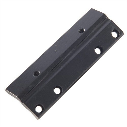 WEAVER #1 Side Mount Base gir ekstra klaring for bolthåndtak, lettere lasting og utdraging, og passer til flere rifler med aluminiumsdesign og svart anodisert finish.