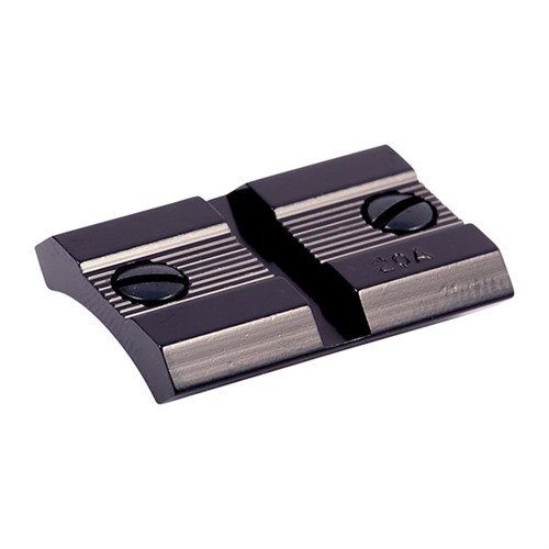 Lette aluminium-baser passer til moderne og eldre rifler, hagler og langdistanse pistoler. Bestill front- og bakbase for optimal ytelse.