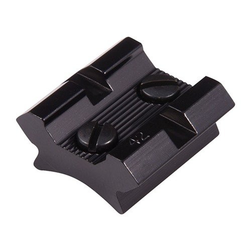 Lette aluminiumsbaser passer til moderne og eldre rifler, hagler og langdistansepistoler. Bestill front- og bakbase for optimal ytelse.