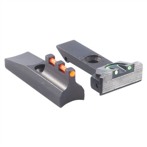 RUGER® REVOLVER FIRE SIGHT FIBER OPTIC SIGHT SETS gir overlegen synlighet med lysabsorberende 3-dot sikte, perfekt for RUGER® NEW MODEL SINGLE SIX® (.22 & .32 CAL.).