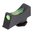 Oppgrader din Glock® med Vickers Elite Snag Free Front Sights. Fiberoptisk grønn sikte med 0,230" høyde for presisjon. Inkluderer monteringsverktøy. 🚀 Lær mer!