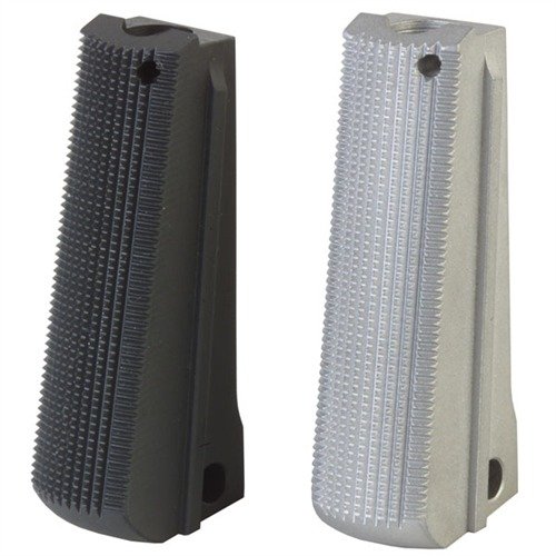 1911 V-GRIP MAINSPRING HOUSING gir et sikkert grep med full sjekkering og holder hånden i riktig posisjon for optimal kontroll og komfort.