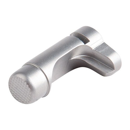 1911 Bullet Proof Concealment Magazine Release fra Wilson Combat er CNC-maskinert i herdet rustfritt stål, med en forlenget knapp for rask og jevn betjening.