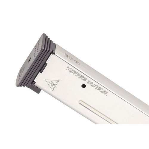 1911 EMT-V Vickers Duty Magasiner tilbyr økt pålitelighet, rustfritt stål, forbedret holdbarhet og enkel vedlikehold med avtakbar basepad for tilpasning.