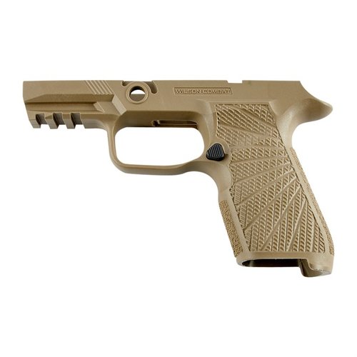 Oppgrader din Sig Sauer P320 med WCP320 Grip Module! 🤩 Få en perfekt passform og stil i tan. Kjøp nå for bedre kontroll!