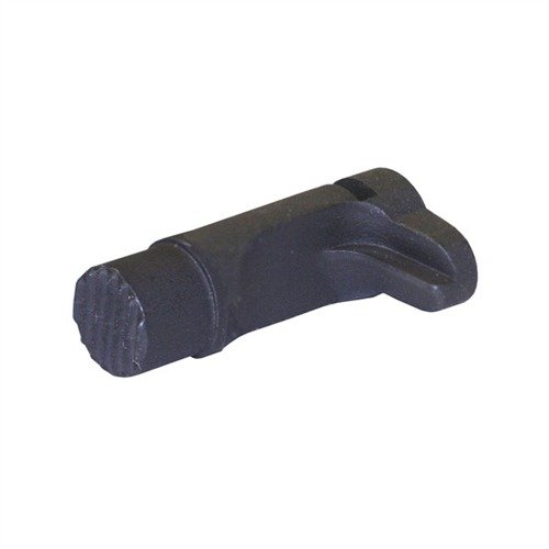 1911 TACTICAL MAGAZINE RELEASE fra WILSON COMBAT er litt lengre enn standard, noe som gir raskere tilgang. Serratert overflate for bedre grep uten å hekte seg fast.