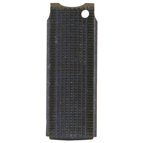 Solid stål mainspring housings med dyp sjakkering gir et sikkert grep på 1911 Auto, tilgjengelig i blued steel eller stainless steel.