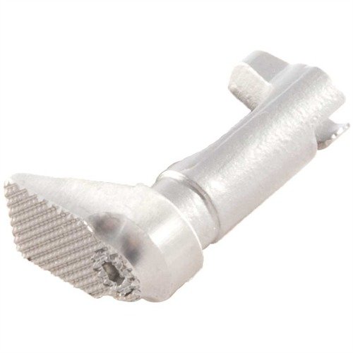 1911 Oversized Magazine Release reduserer håndbevegelse for raskere magasinbytter, perfekt for skyttere med mindre hender. 30 LPI sjakkering for solid grep.