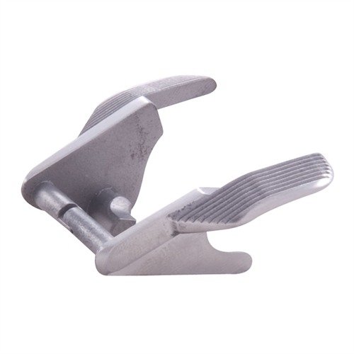 Opplev økt komfort og kontroll med 1911 HIGH-RIDE AMBIDEXTROUS THUMB SAFETY. Den ambideksterte designen gir raskere sikkerhetsoperasjon og bedre rekylkontroll.