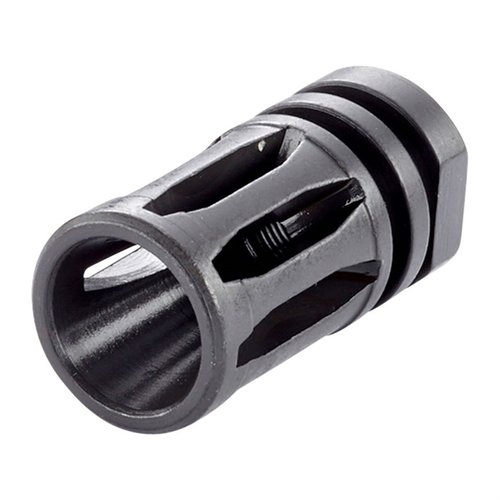 Wilson Combat A2 Birdcage Flash Hider reduserer blits og passer til standard 1/2 in. x 28 TPI AR-stil gjengede løp med militærspesifikasjoner.