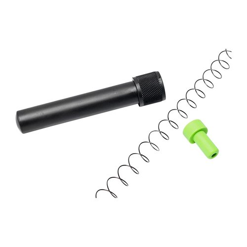 REMINGTON 870 2-SHOT FORLENGELSESTUBE øker magasinkapasiteten til 6 skudd, inkluderer ekstra kraftfjær og høy-synlighets følger for pålitelighet og enkel visuell referanse.