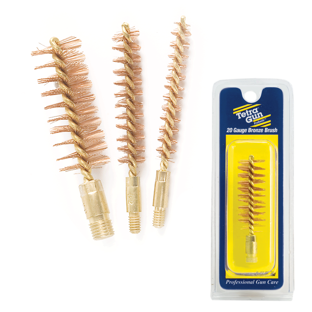 TetraGun Bronzebrush Cal. 20 Shotgun gir effektiv rengjøring av løpet med sin robuste bronse børste, perfekt for å opprettholde ytelsen på våpenet ditt.