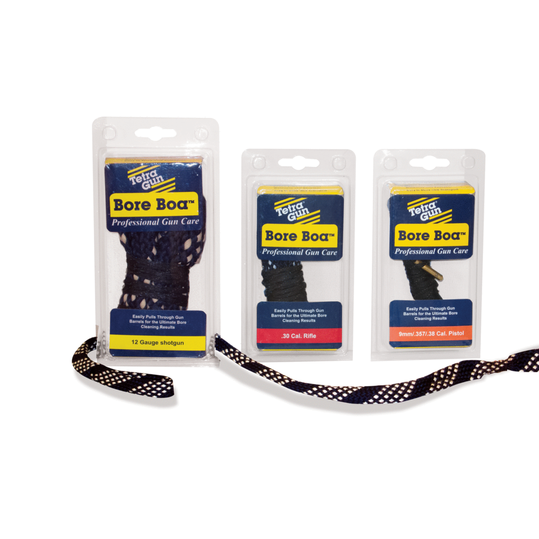 TetraGun Bore Boa Cal. 6,5mm Rifle gir enkel rengjøring av løpet med sin innovative design, som sikrer en grundig og effektiv fjerning av avleiringer.